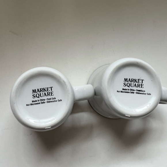Market Square 2 oz Espresso Cups set of 2-New, never used - Picture 2 of 4